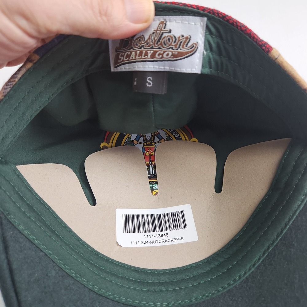 Boston Scally Christmas 'Nutcracker' 8-Panel Patchwork Cap - Small - Picture 3 of 4